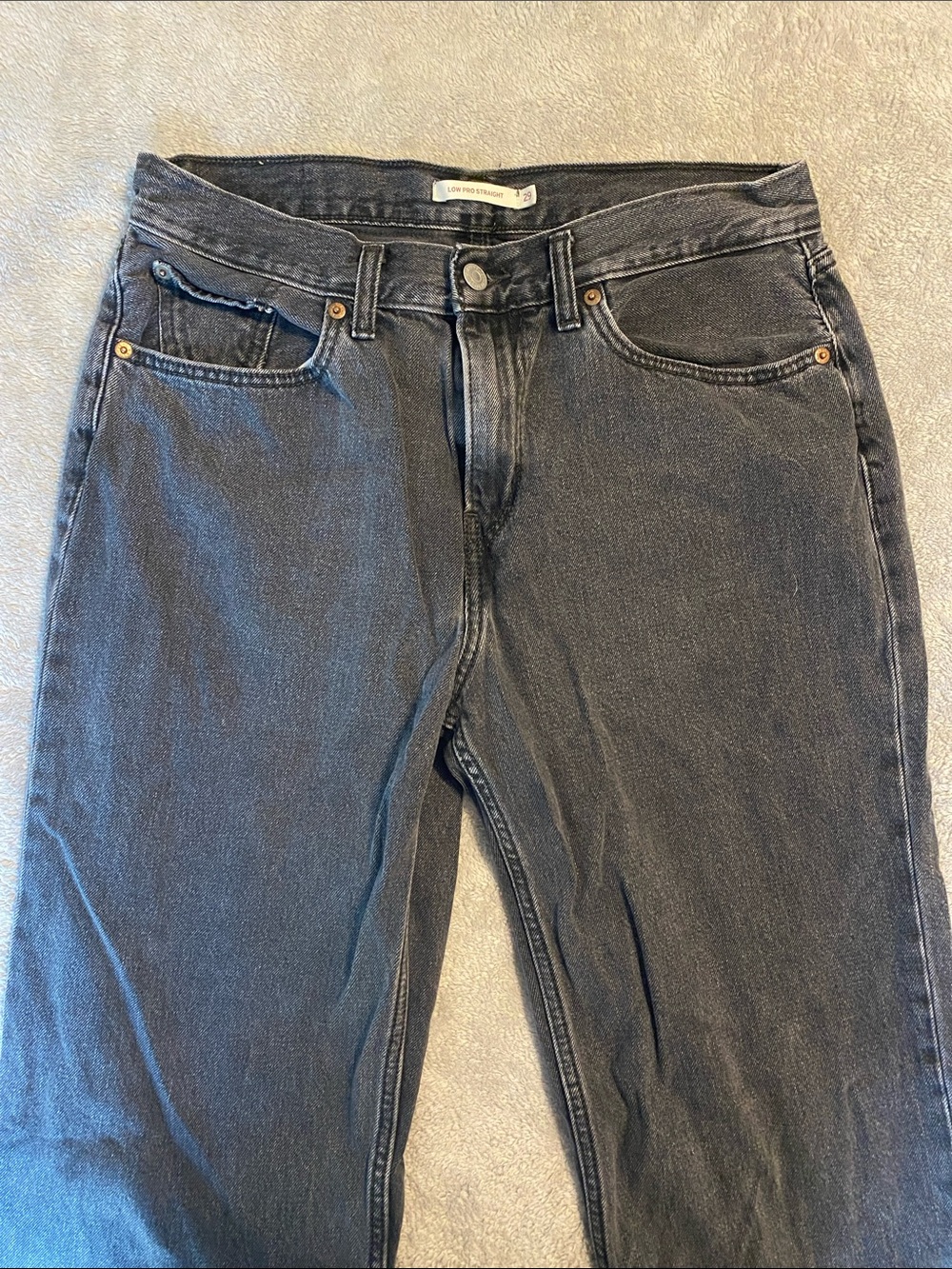 Levi's Women’s Low Pro Black Jeans
